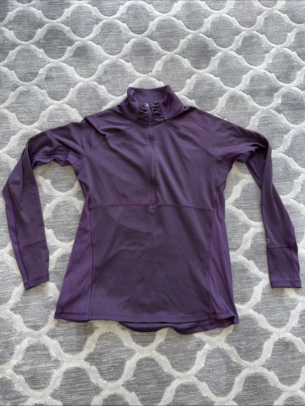 CALIA by Carrie Underwood Deep Plum Half-Zip Performance Pullover